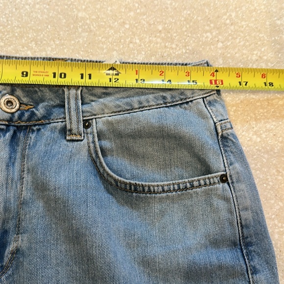 Zara Denim Z1975 Crop Jeans Sz L Womens - Picture 6 of 7